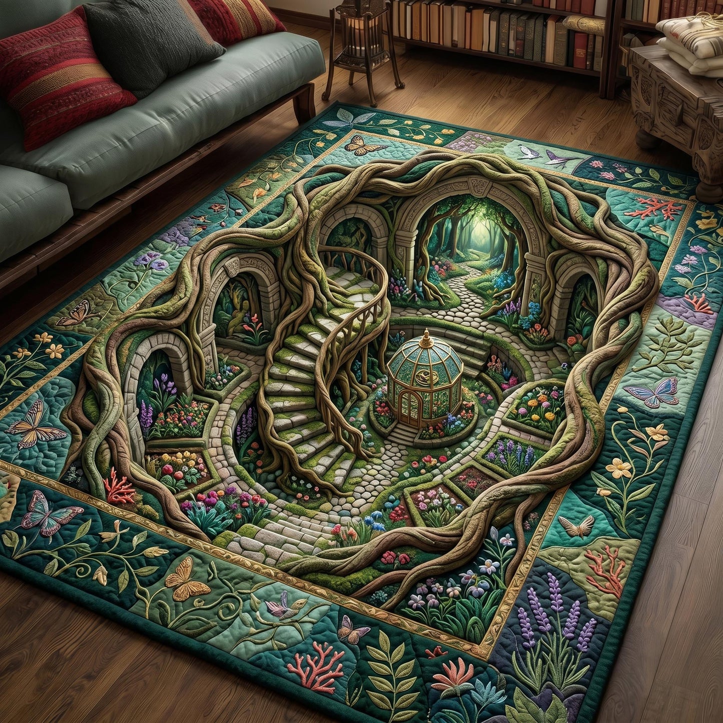 Secret Garden Area Rug GFTONMU874