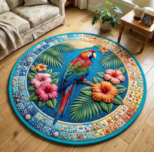 Summer Escape Quilted Round Mat GFTONMU90