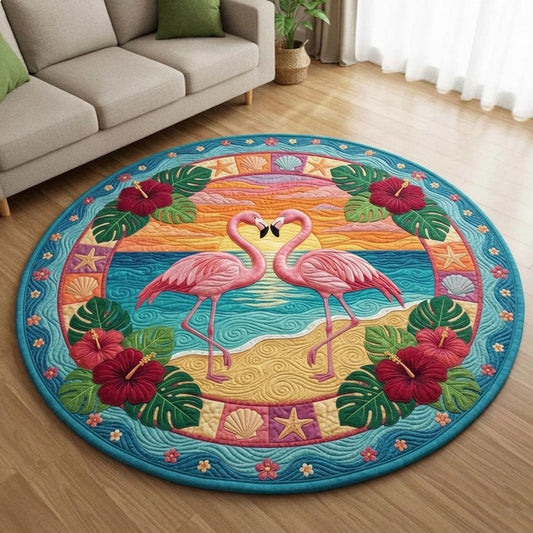 Summer Escape Quilted Round Mat GFTONMU91