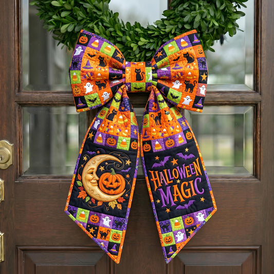Haunted Halloween Quilted Wreath Sash GFTONMU911