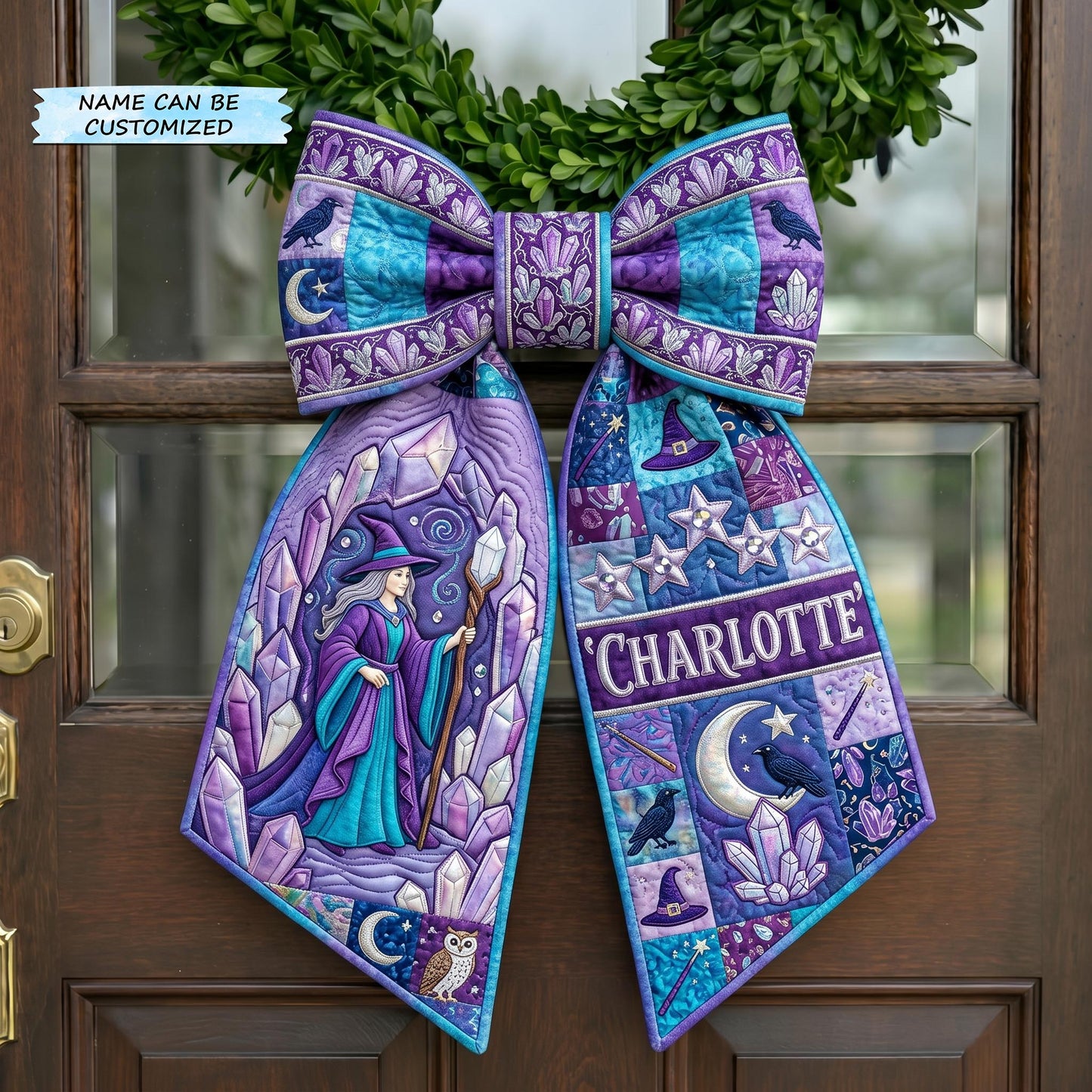 Salem Witch Quilted Wreath Sash QTCUZ GFTONMU955