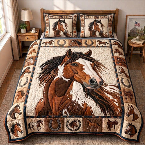 Western Spirit 3-Piece Quilted Bedding Set GFTONPT013