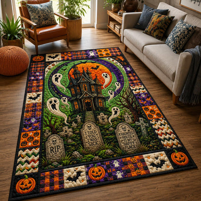 Ghostly Graveyard Area Rug GFTONPT026
