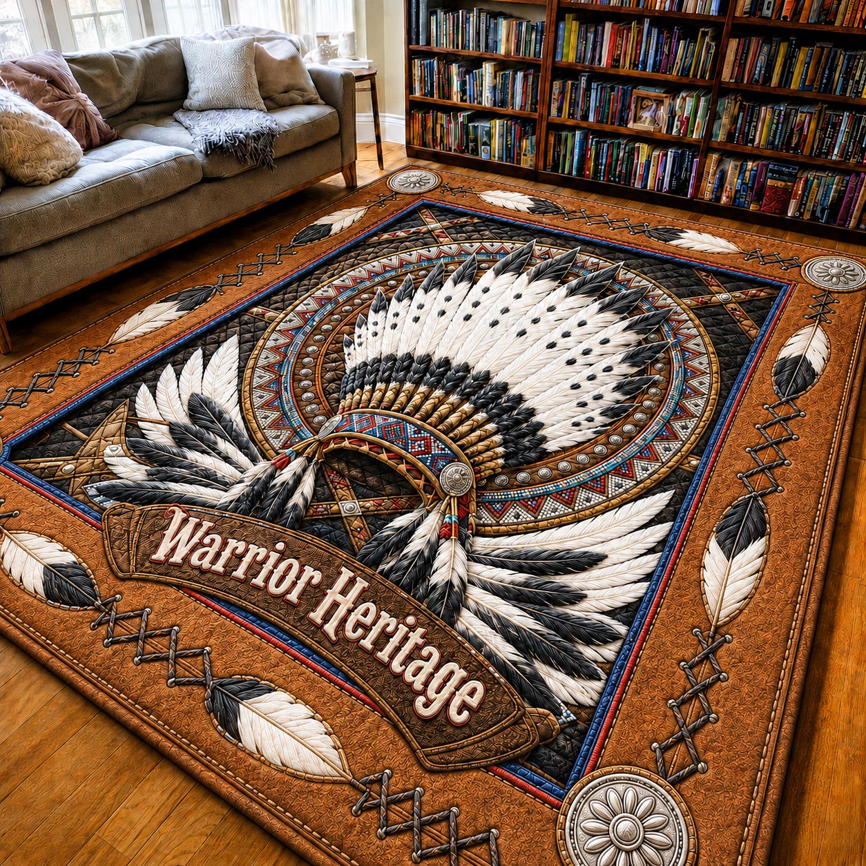 Sacred Feathers Area Rug GFTONPT044