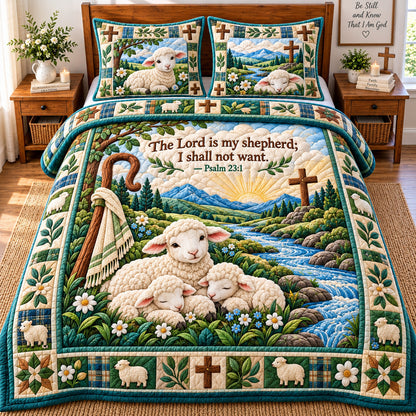 Shepherd Grace 3-Piece Quilted Bedding Set GFTONPT1047
