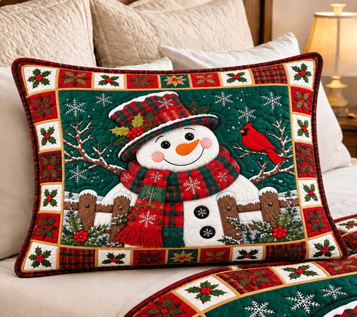 Jolly Snowman Bedding Pillow Case GFTONPT1088