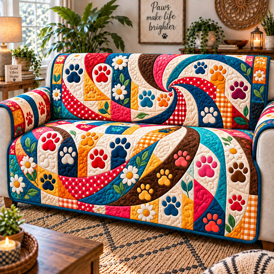 Paw Little Moments Quilted Sofa Cover GFTONPT1099