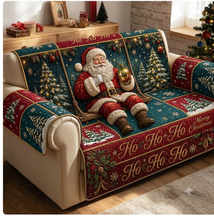 Santa Spirit Quilted Sofa Cover GFTONPT111