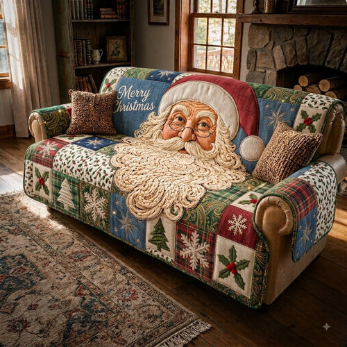Santa Magic Quilted Sofa Cover GFTONPT112