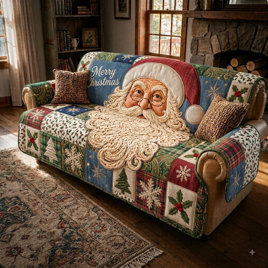 Santa Magic Quilted Sofa Cover GFTONPT112