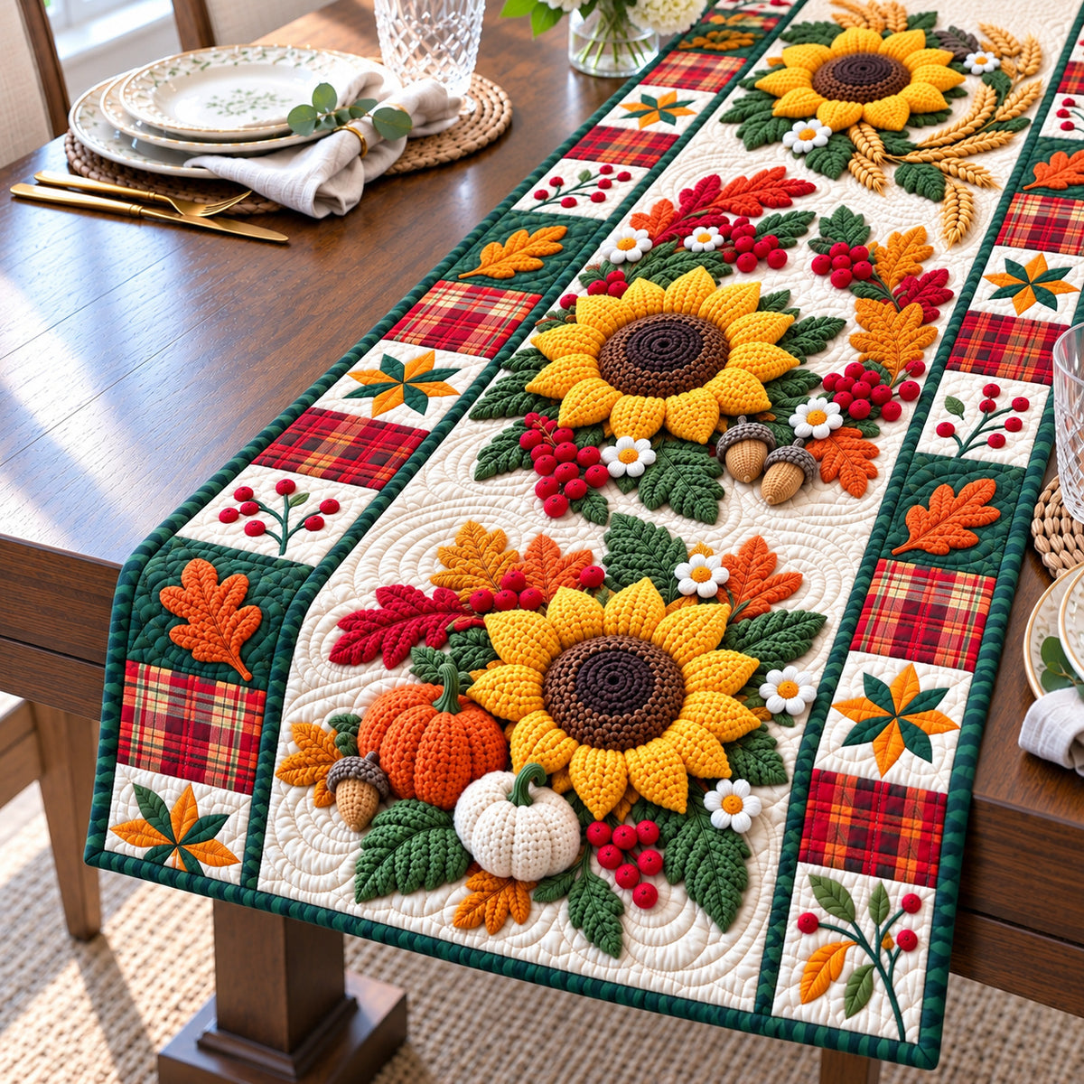 Autum Vibe Quilted Table Runner GFTONPT1144