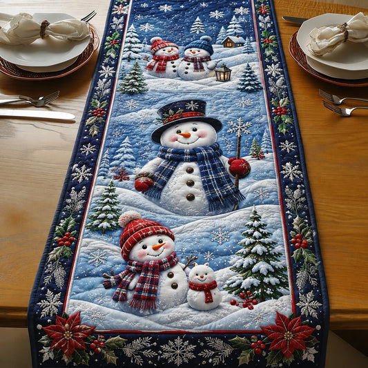 Snowman Joy Quilted Table Runner GFTONPT118