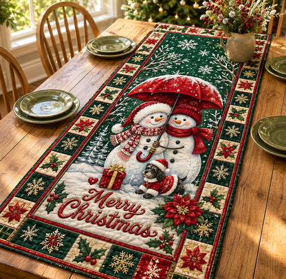 Snowman Dreams Quilted Table Runner GFTONPT119