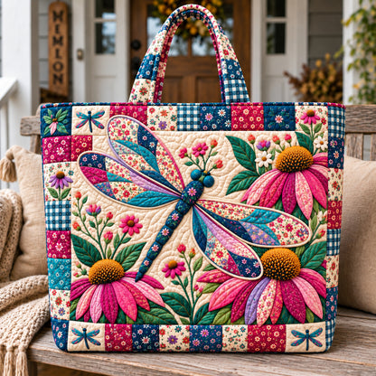 Dragonfly Magic Quilted Tote Bag GFTONPT1347