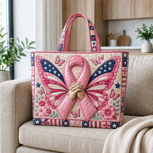 Hope Bloom Quilted Tote Bag GFTONPT137