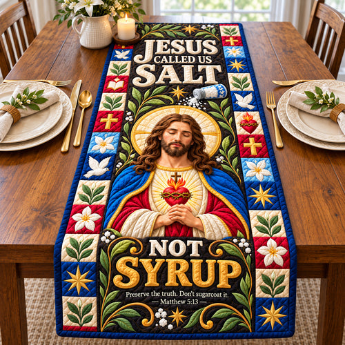 Christian Faith Hope Quilted Table Runner GFTONPT1383