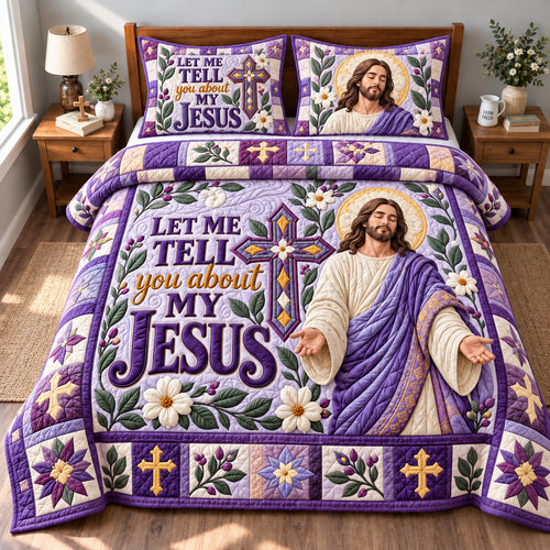 God Bible Promise 3-Piece Quilted Bedding Set GFTONPT1440