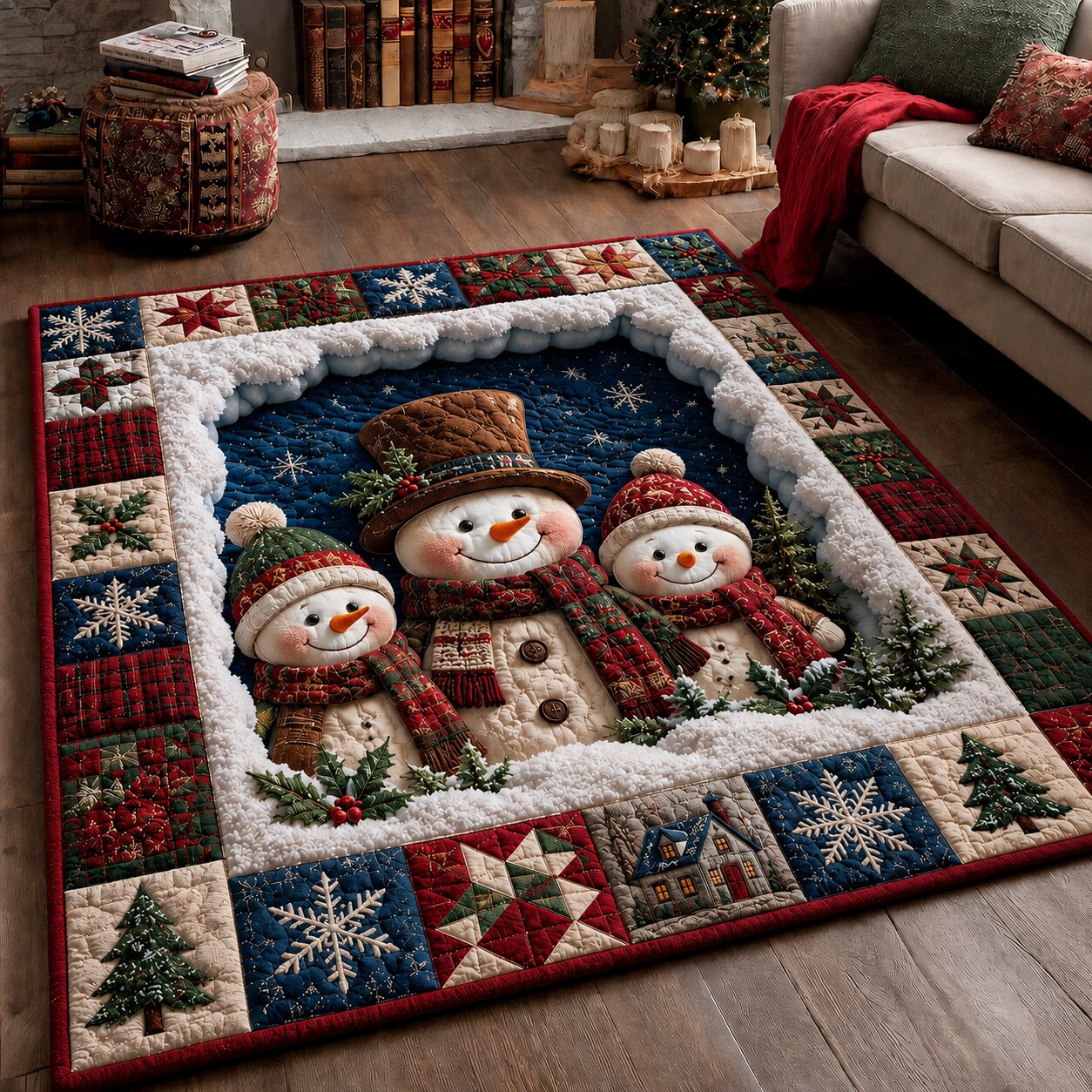 Snowman Paradise Area Rug GFTONPT145