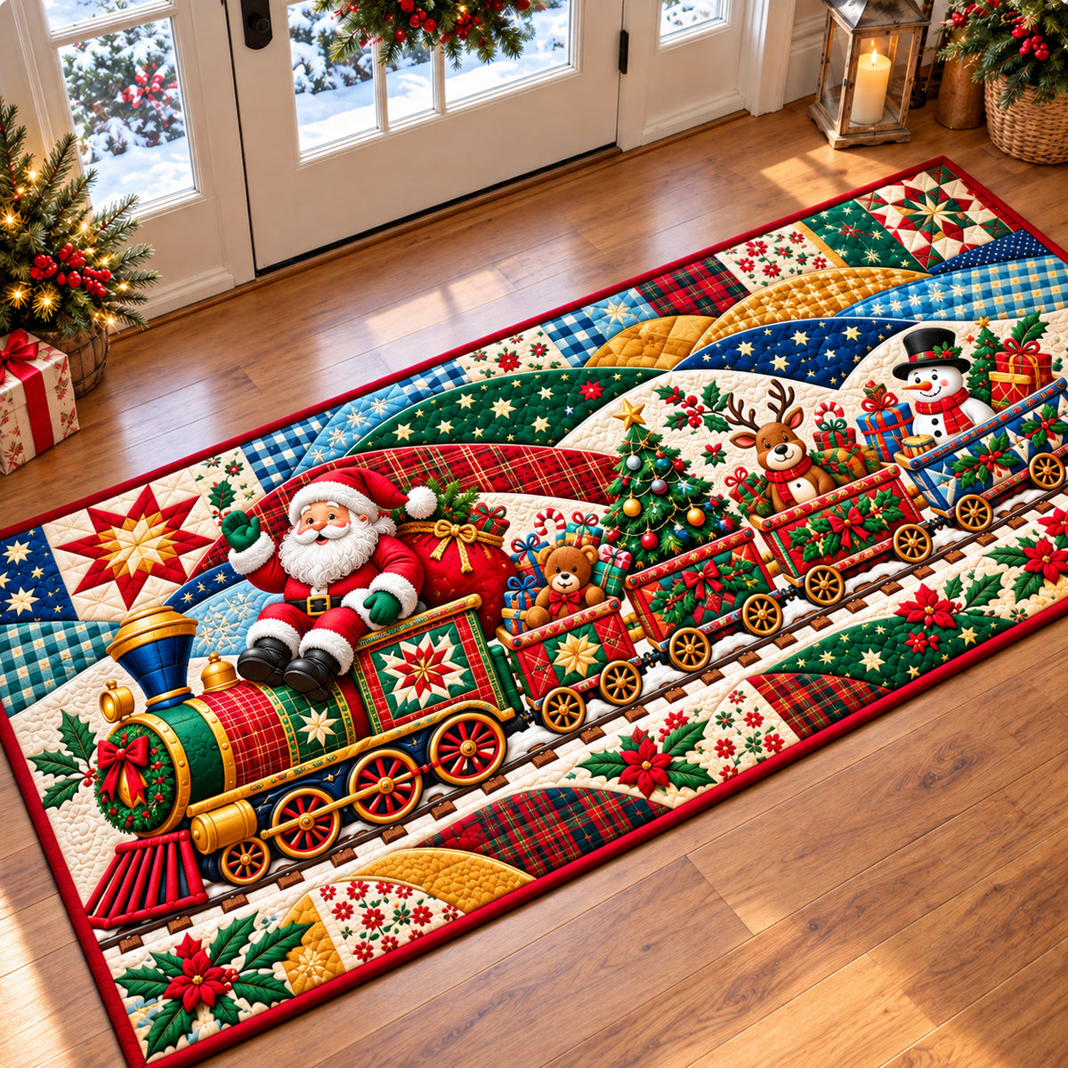 Santa Claus Trip Runner Rug GFTONPT1452