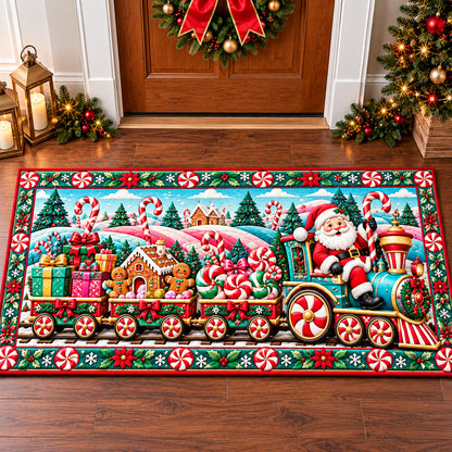 Santa Claus Gathering Runner Rug GFTONPT1456
