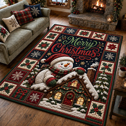 Snowman Cottage Area Rug GFTONPT148
