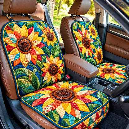 Sunflower Garden Radiance Quilted Car Seat Protector GFTONPT1581