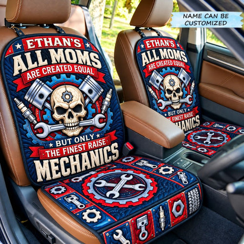 Personalized Mechanic Garage Legend Quilted Car Seat Protector QTCUZ GFTONPT1630