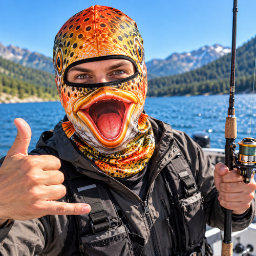 Fishing Spirit Funny Face Mask GFTONPT1707