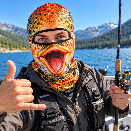 Fishing Spirit Funny Face Mask GFTONPT1707