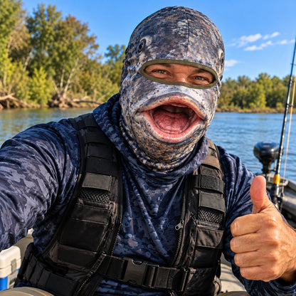 Fishing Spirit Funny Face Mask GFTONPT1707