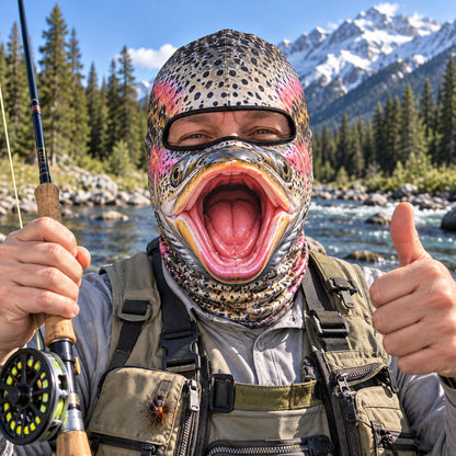 Fishing Spirit Funny Face Mask GFTONPT1707