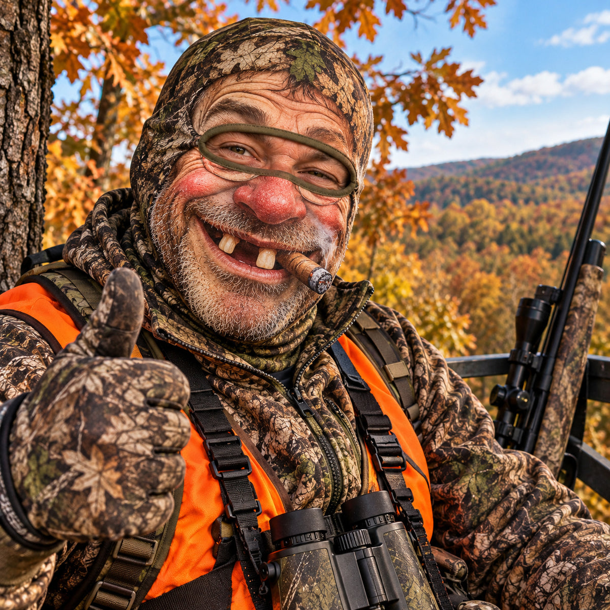 Hunting Funny Face Mask GFTONPT1708