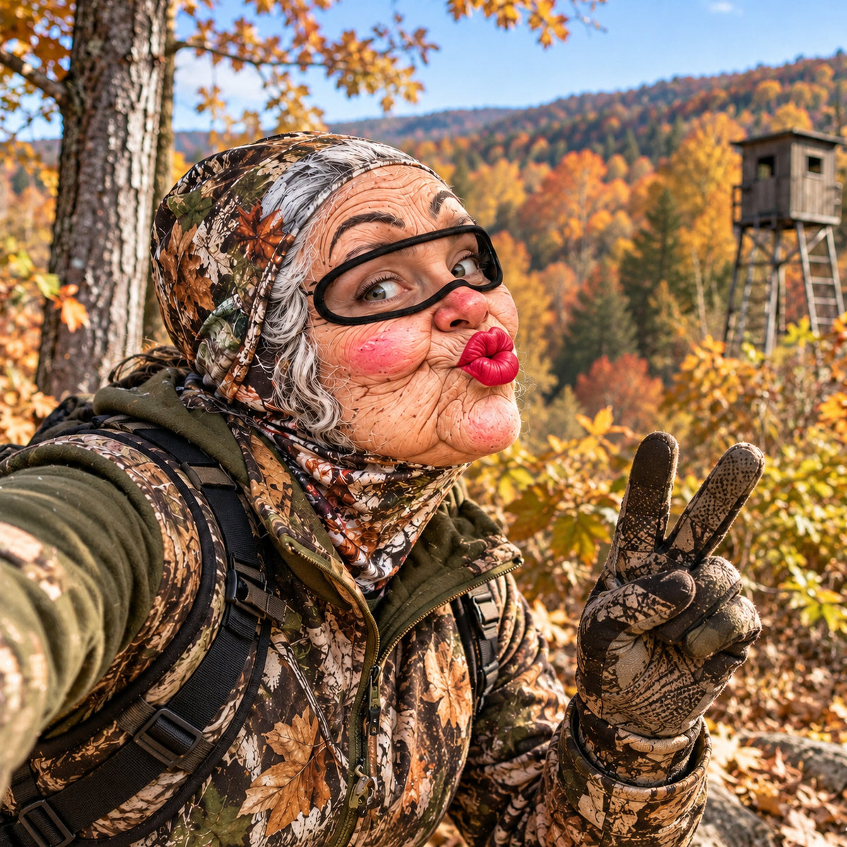 Hunting Funny Face Mask GFTONPT1708
