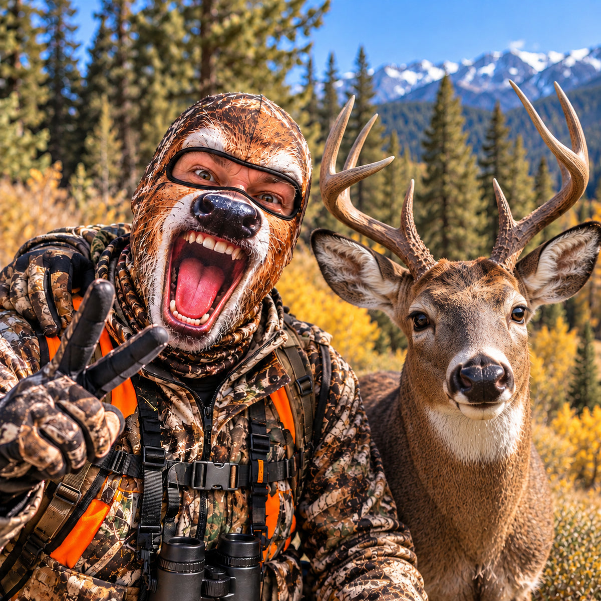 Hunting Funny Face Mask GFTONPT1708