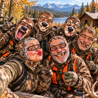 Hunting Funny Face Mask GFTONPT1708
