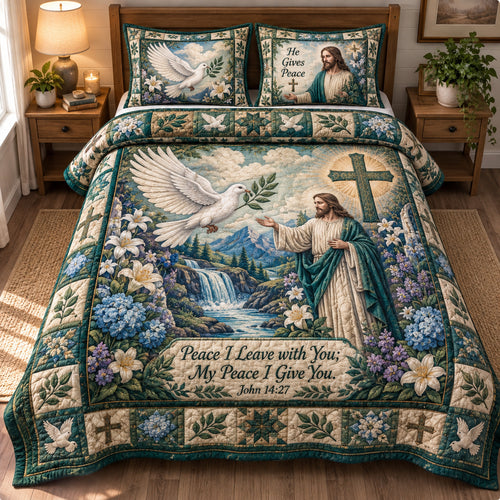Christian Faith Serenity 3-Piece Quilted Bedding Set GFTONPT1769