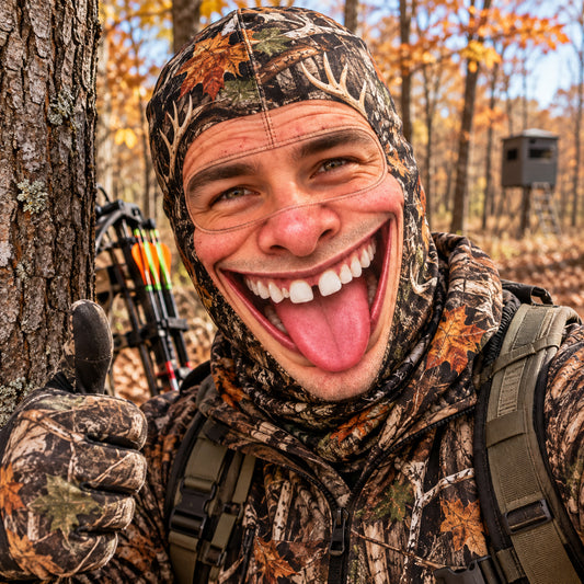 Hunting Season Funny Face Mask GFTONPT1803