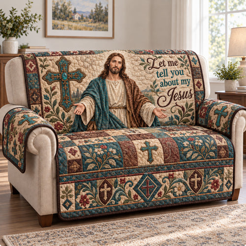 God Eternal Love Quilted Sofa Cover GFTONPT1817