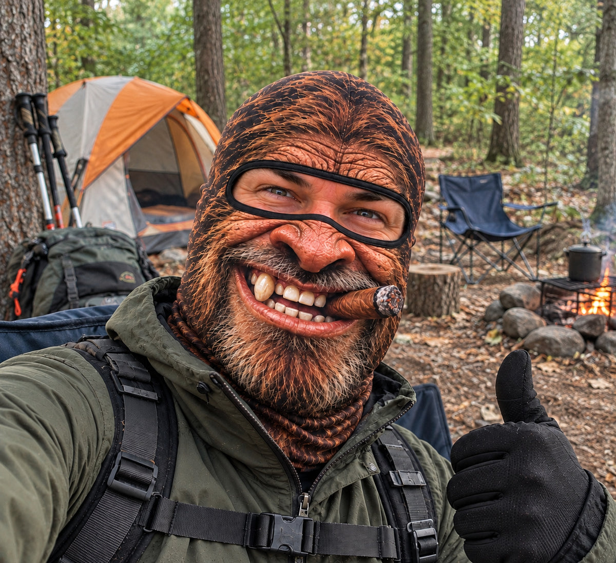 Bigfoot Spirit Funny Face Mask GFTONPT1842