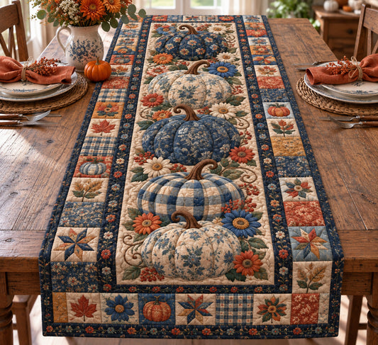 Pumpkin Patch Delight Quilted Table Runner GFTONPT1846