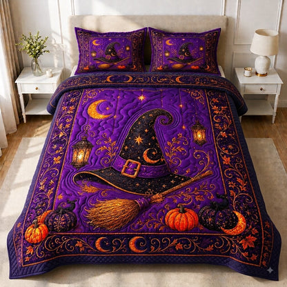 Crimson Witch 3-Piece Quilted Bedding Set GFTONPT185
