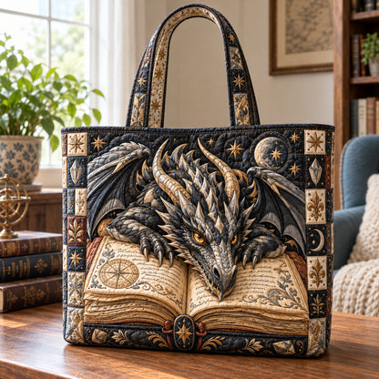 Dragon Book Mysteries Quilted Tote Bag GFTONPT1966