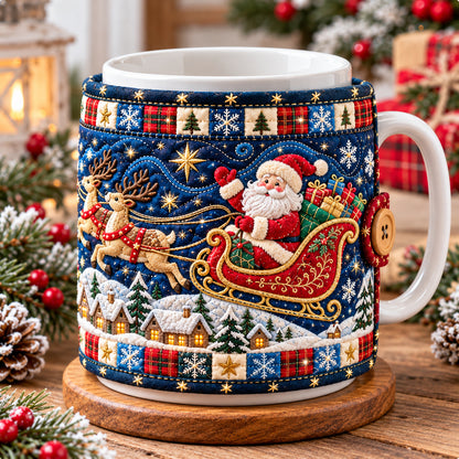Santa Claus Moonlight Quilted Mug Cozy GFTONPT1989