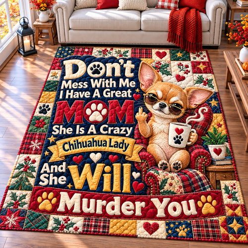 Chihuahua Festive Area Rug GFTONPT1994