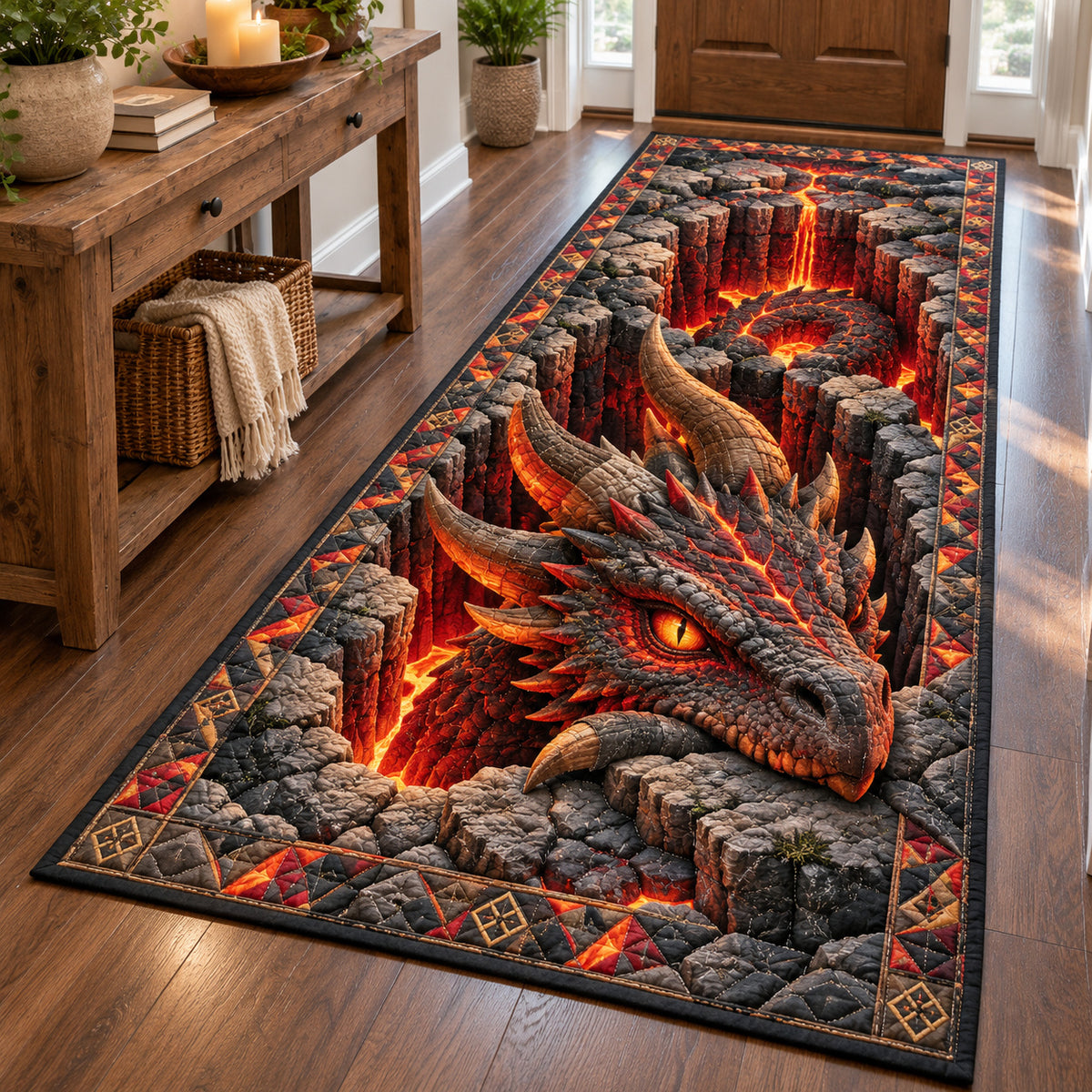Dragon Celestial Guardian Runner Rug GFTONPT2026