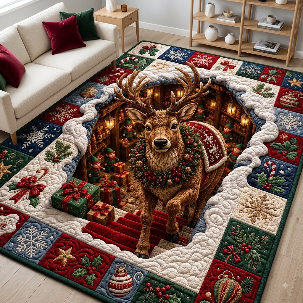 Reindeer Magic Area Rug GFTONPT206
