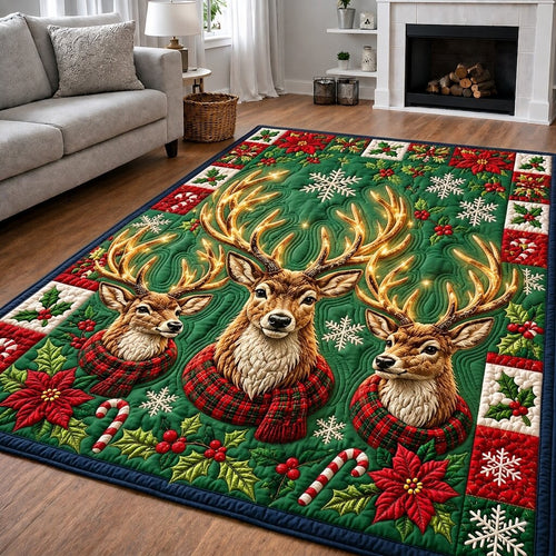 Festive Reindeer Area Rug GFTONPT209