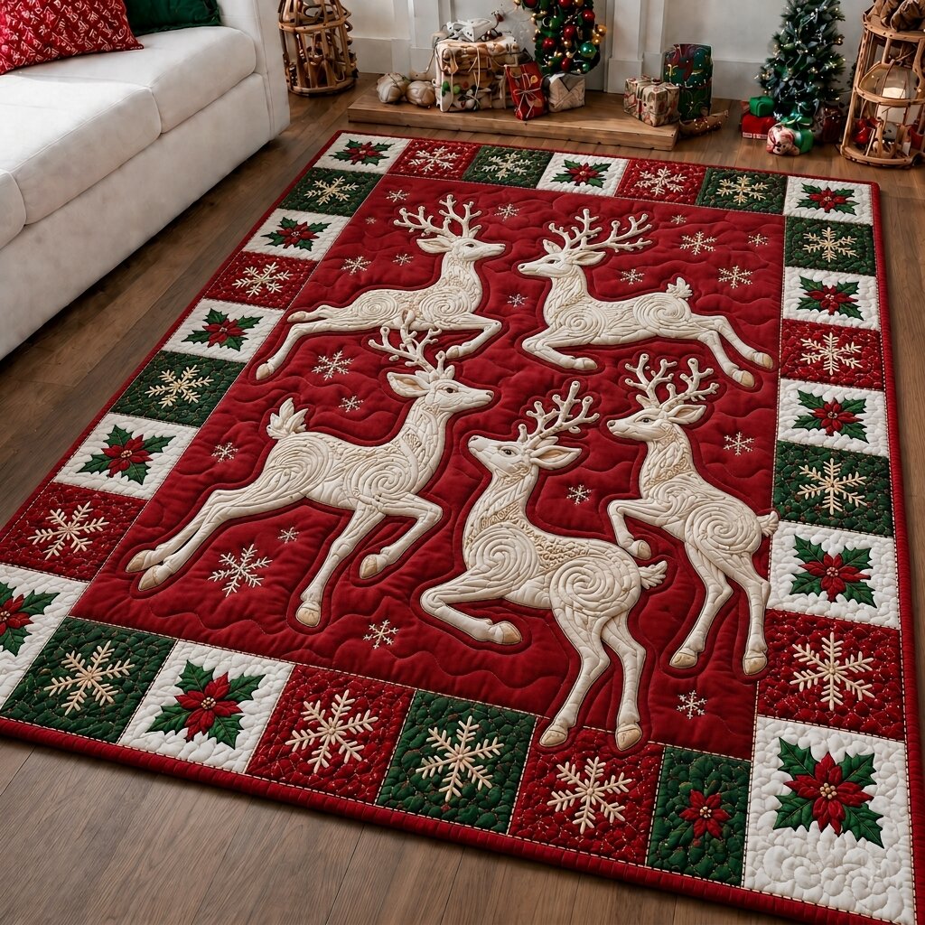 Reindeer Wishes Area Rug GFTONPT210