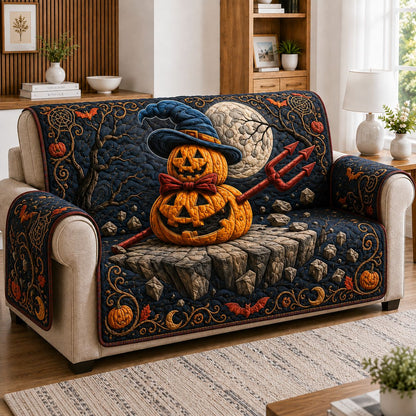 Harvest Moon Quilted Sofa Cover GFTONPT216