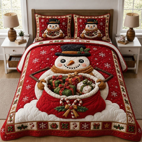 Frosty Night 3-Piece Quilted Bedding Set GFTONPT218